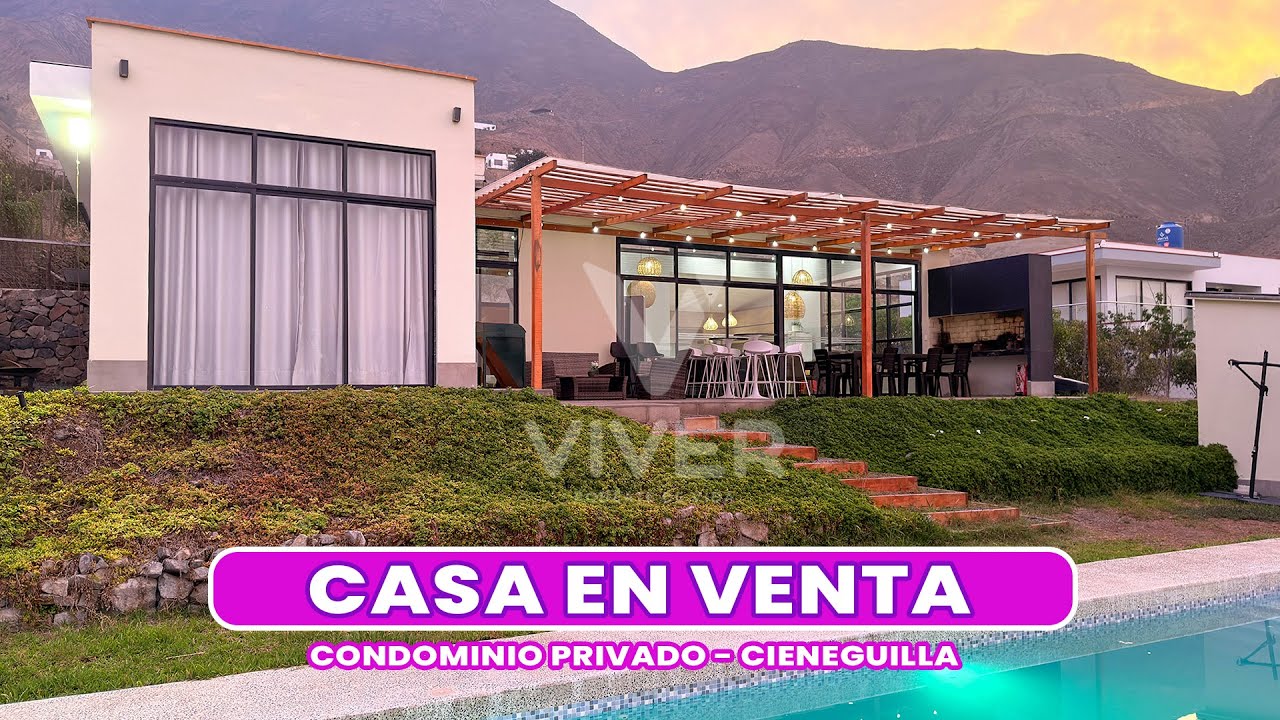 🏡Casa en venta con vista a la ciudad, piscina y  cerca al Club House 🌄