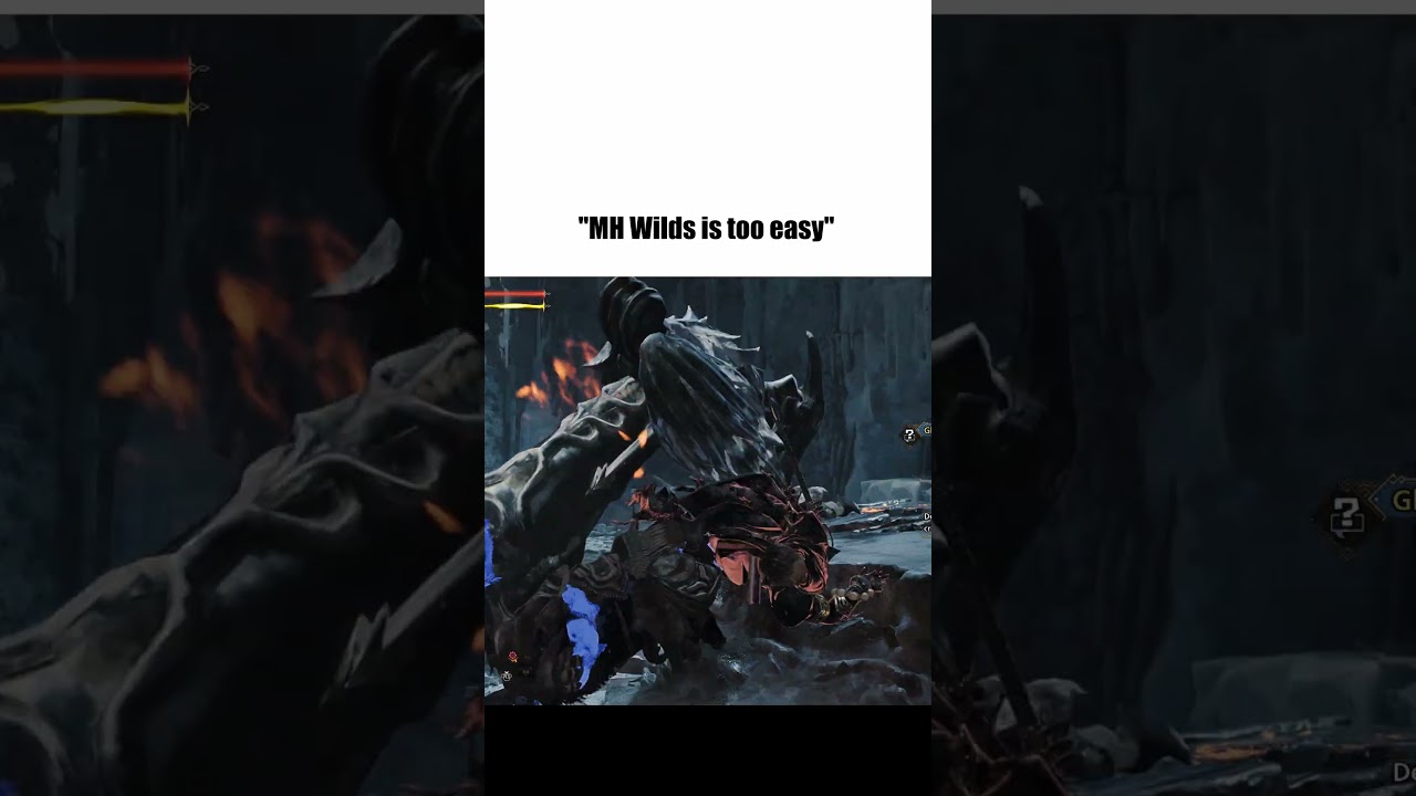 MH WILDS IS TOO EASY #monsterhunter #memes #meme #gaming #shorts #short