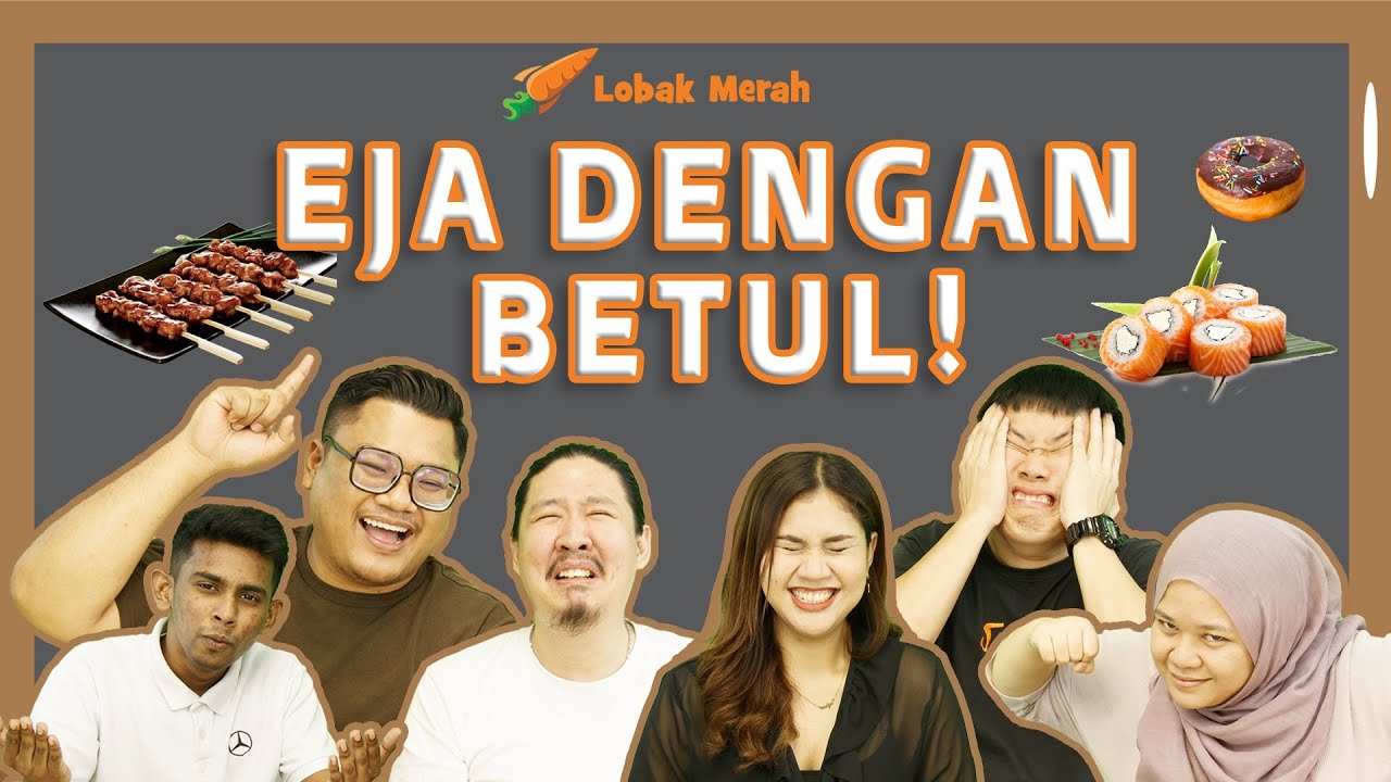 Lobak Merah Eja Perkataan Dengan Betul!