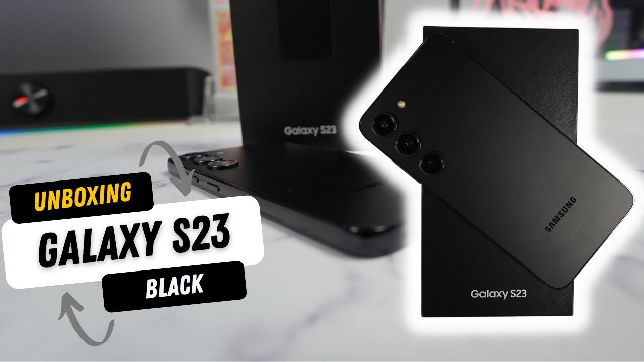 Распаковка и первые впечатления от Samsung Galaxy S23 Phantom Black