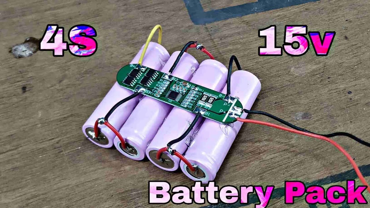 How To Make A 4S Battery Pack | using 3.7v Lithium Battery
