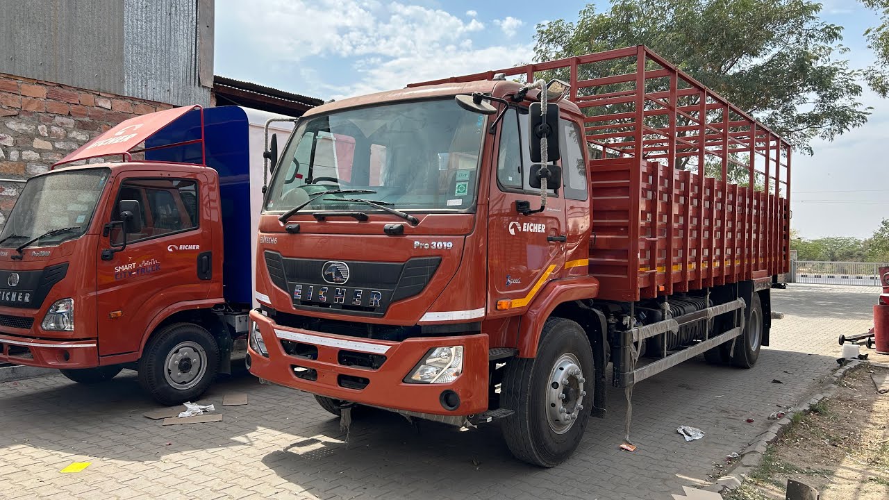 Eicher Pro 3019 BS6 Phase-2 Review 2024 Model 22-24 Feet Body के साथ (Price, Features, Mileage)