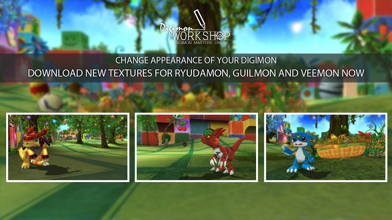 Pack #1: Ryudamon, Guilmon and Veemon