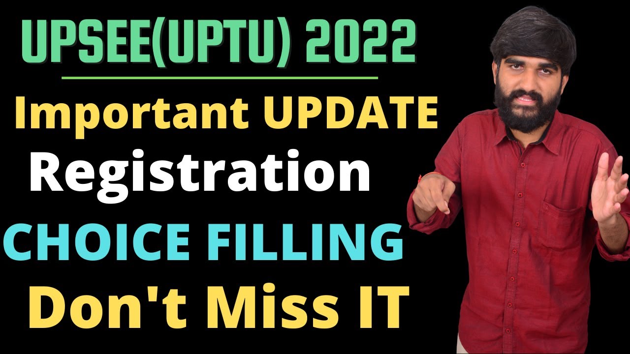 UPSEE(UPTU) Counselling Registration Update✅ | UPTU Registration 2022 | JEE Main 2022 Low Rank #uptu