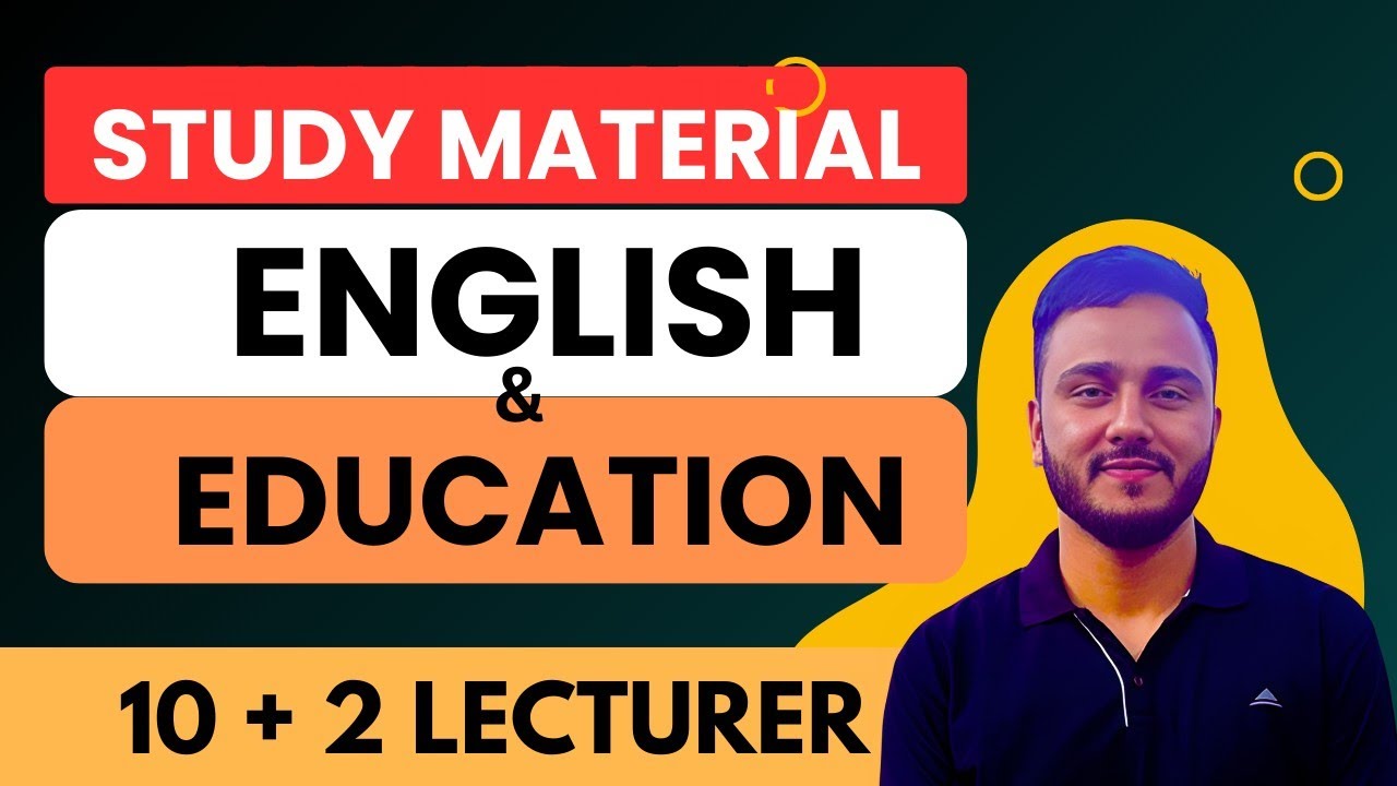 FREE STUDY MATERIAL for ENGLISH AND EDUCATION JKPSC 10 + 2 LECTURER