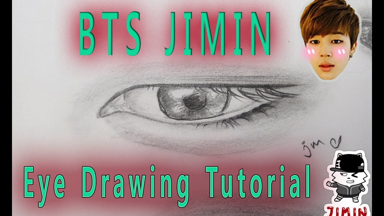 방탄소년단 BTS - JIMIN EYES 지민의 눈 tutorial  [한글+عربي CC ]