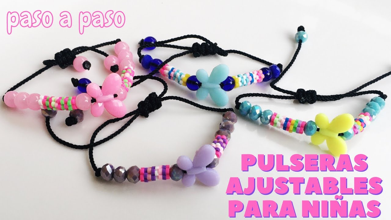 😍COMO HACER HERMOSAS PULSERAS DE BISUTERIA PARA NIñAS HECHAS POR @PULSERASCREATIVAS