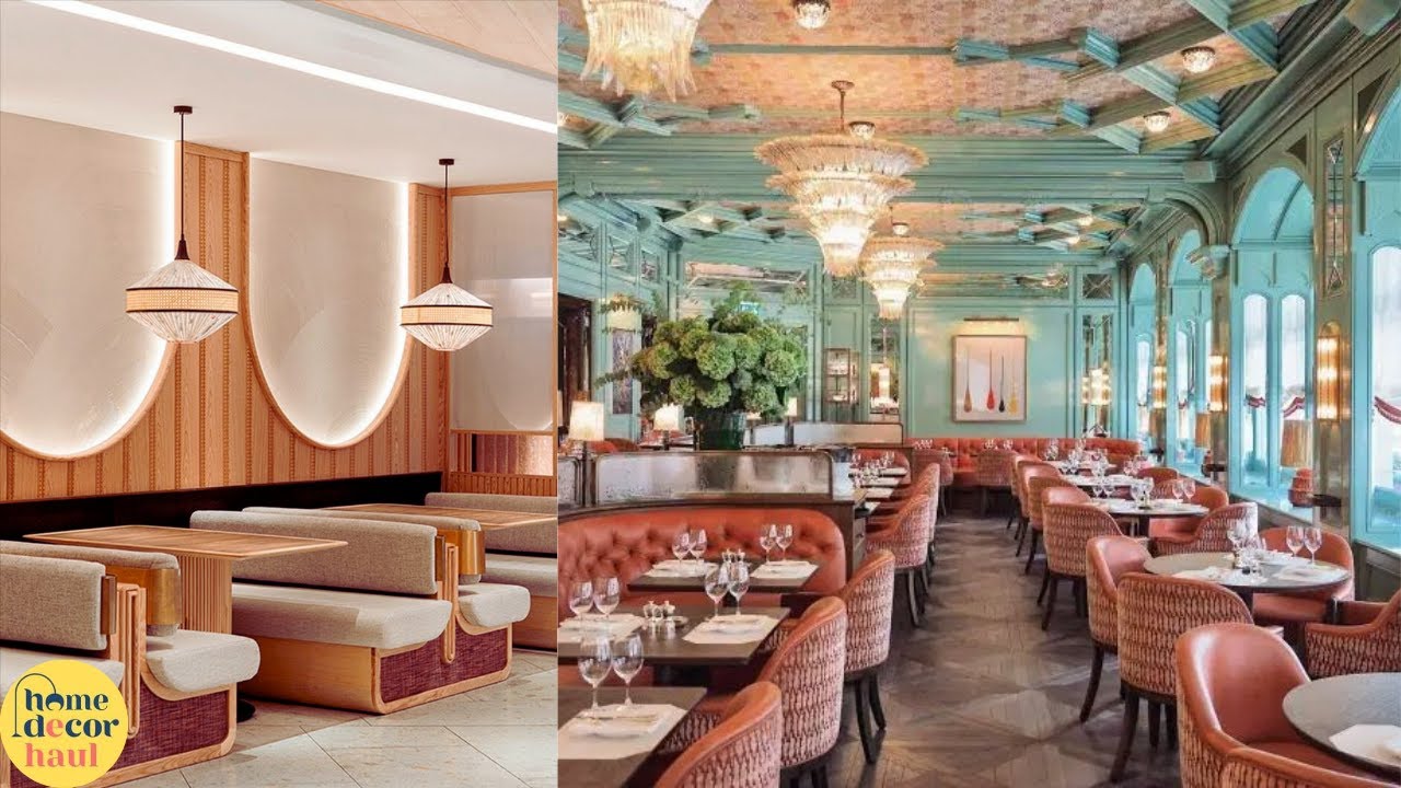 Modern Restaurant Interior Design | Cafe Interior Design | Home Decor Haul