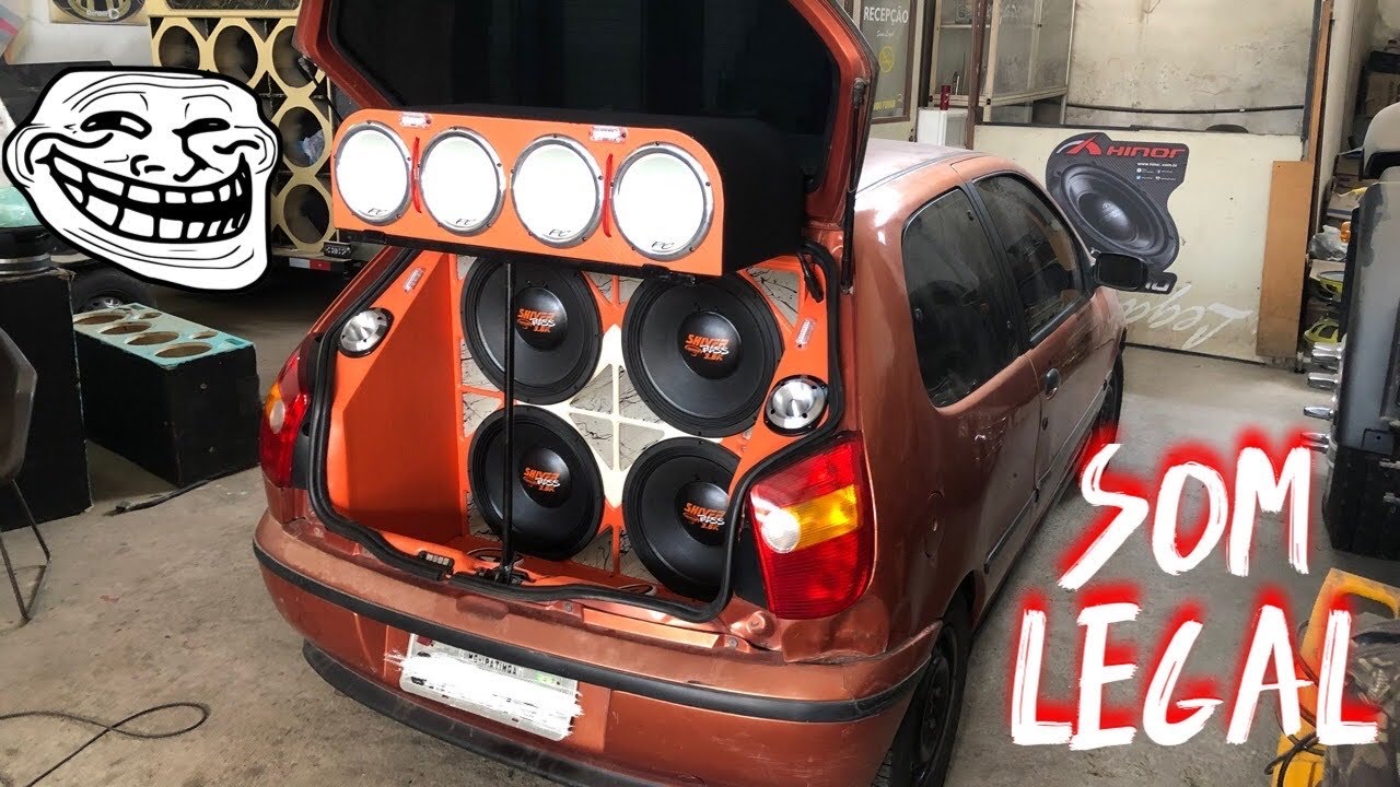 Palio com quatro falantes Tritom Shiver da Som Legal