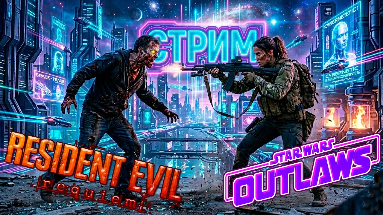🔥Воскресный Стрим ! Star Wars Outlaws & Resident Evil Requiem🔥