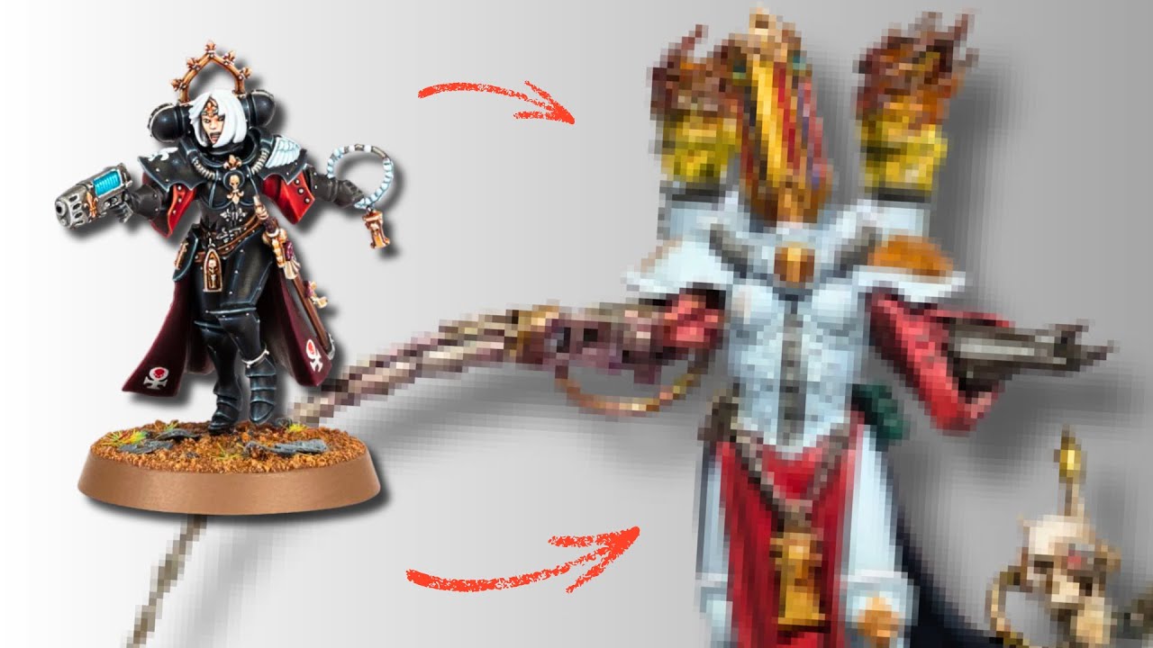 Делаем сестёр чертовски СТРАШНЫМИ | Kitbashed Penitent Palatine