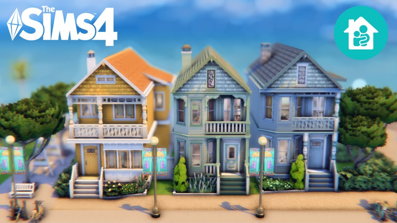 Limited Pack Painted Ladies | No CC | Growing Together Sims 4 Speedbuild