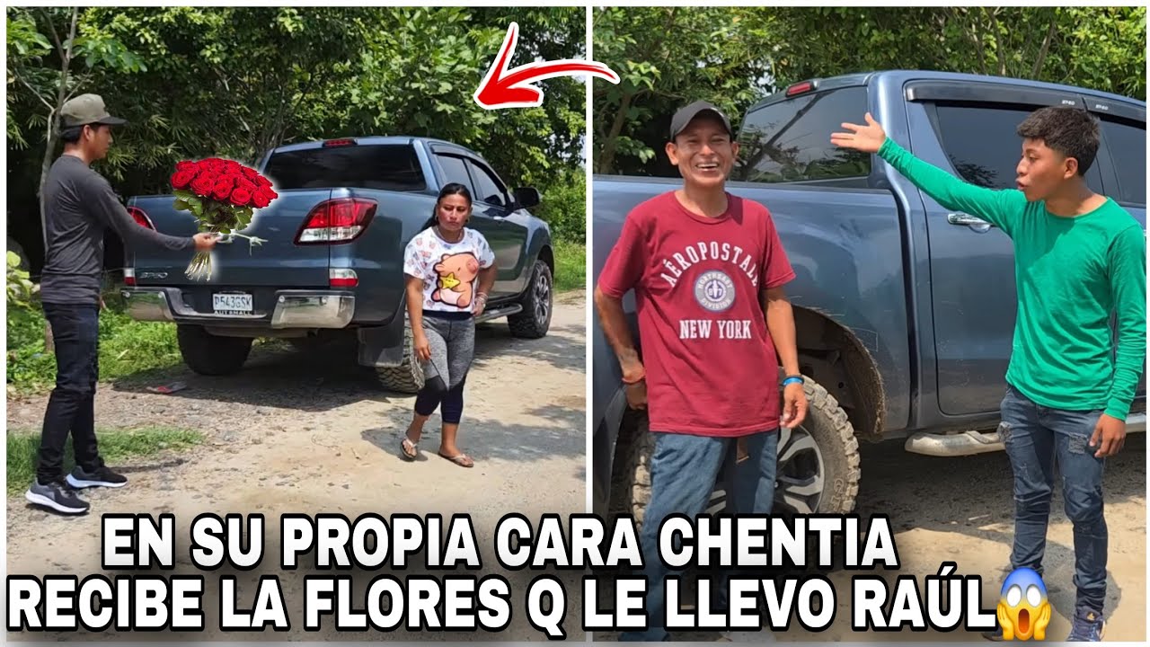 Raúl le Llevo un Ramo de Rosas a la Chentia Enfrente de Trucha Ella lo Recibio |Se Armo el Vrg30