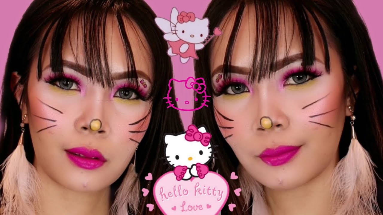 HELLO KITTY INSPIRED MAKEUP TUTORIAL| AnjelMae