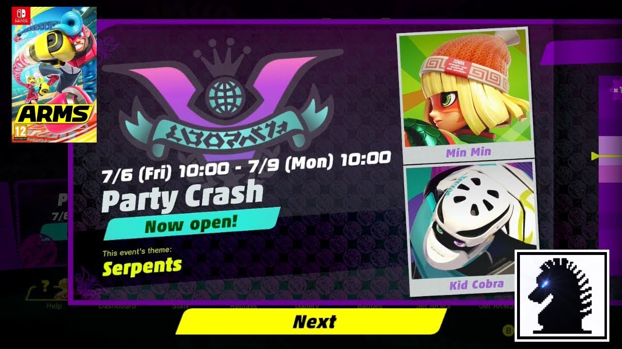 NS ARMS - The 12th Party Crash - Serpents: Min Min vs Kid Cobra