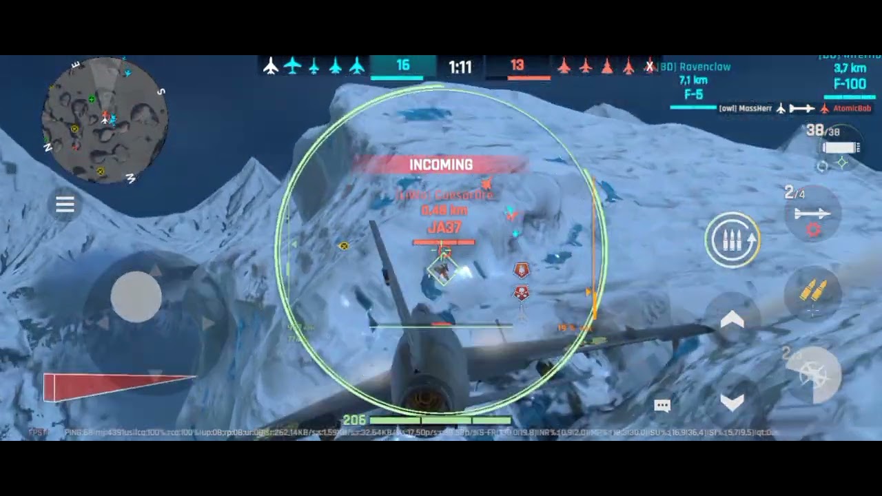 Metalstrom gameplay : F-100 SUPER SABRE 