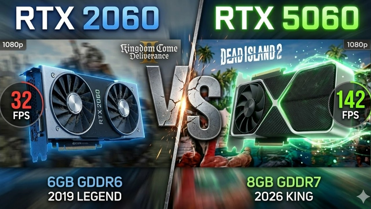 СРАВНИЛ СВОЮ СТАРУШКУ RTX 2060 C НОВОЙ RTX 5060 ► Тест видеокарт