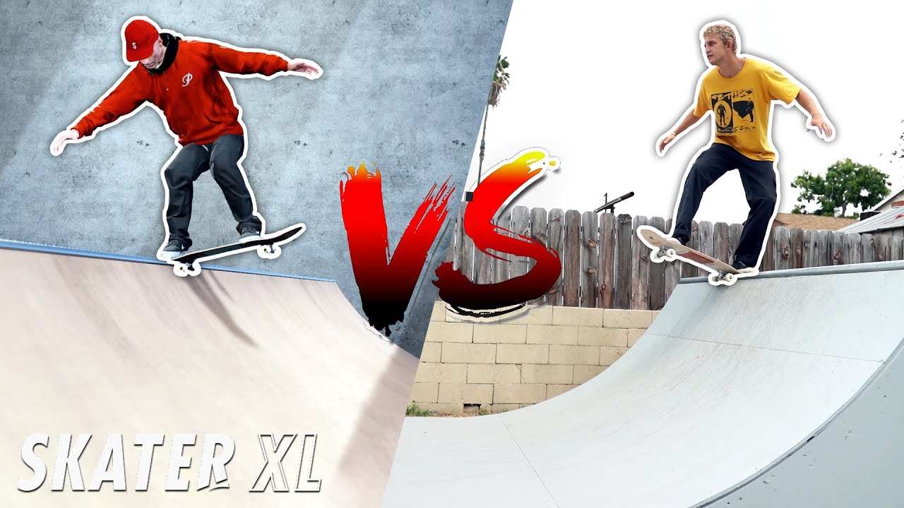 PLAYING S.K.A.T.E. AGAINST MYSELF IN REAL LIFE | Skater XL