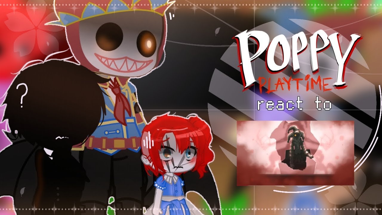 Poppy playtime react to elliot and prototype VHS animation #poppyplaytime #gacha #react 