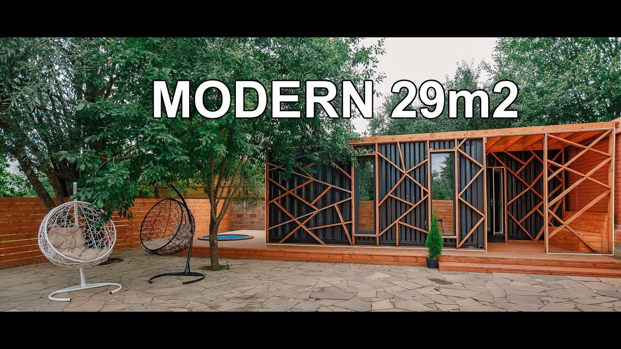 Casa de contenedor marítimo. Дом из морского контейнера