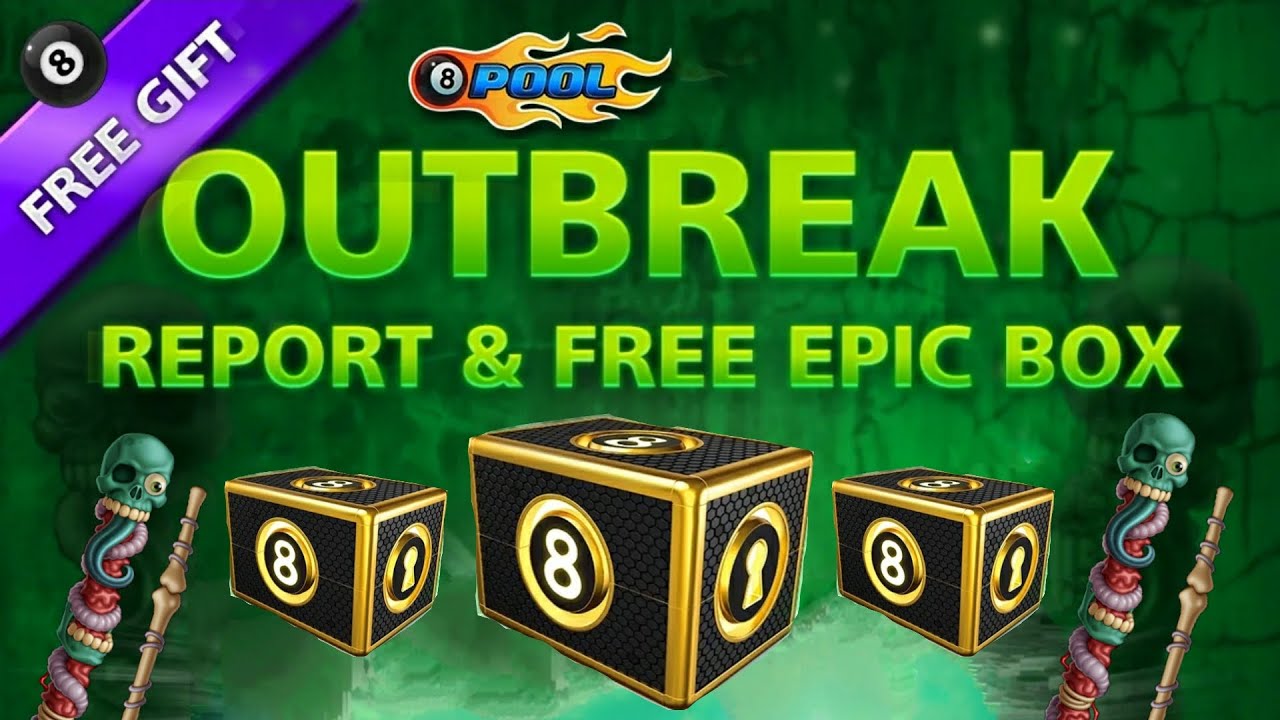 FREE EPIC SURPRISE BOXES IN 8 BALL POOL || OUTBREAK QUEST REPORT !!! 🎱
