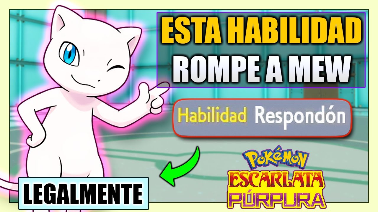 MEW con HABILIDAD RESPONDÓN ES una LOCURA INCREÍBLE y JUEGO vs PRO un COMBATE POKÉMON ANTOLÓGICO