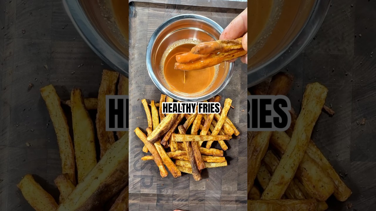 The Perfect Crispy Air Fried French Fries (Healthy + Easy!) 🍟🔥