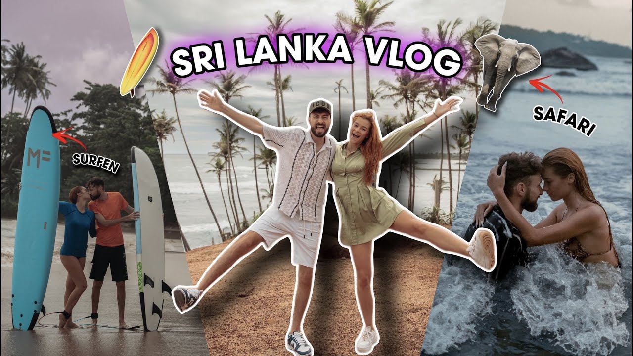 SRI LANKA VLOG 😍 Wir lernen SURFEN! 🌊 | stineundmarc