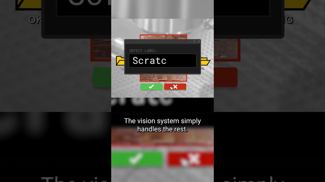 Automated defect detection with #AI powered machine vision for #factoryautomation