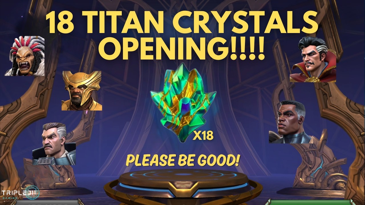 18 Titan Crystals Opening!!! Did the Hoarding Pay Off???!!!???