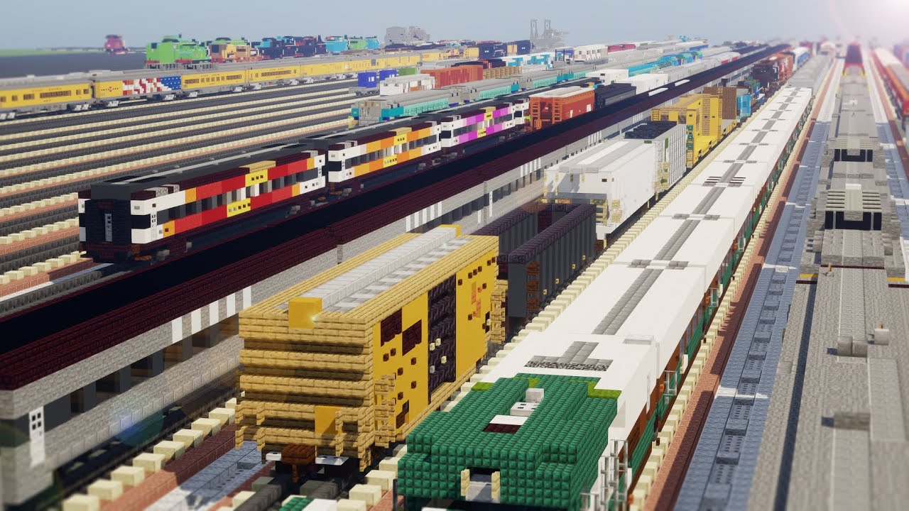 Minecraft Train Rolling Stock Collection
