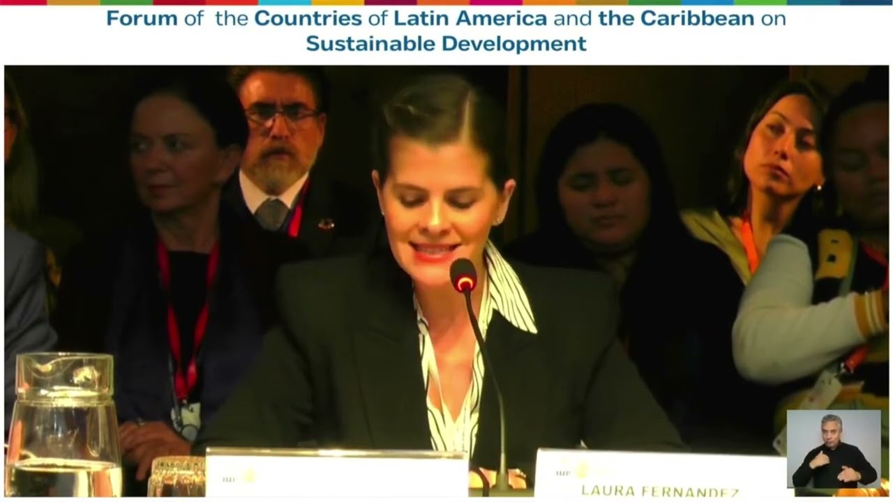 Discurso de clausura de Ministra Laura Fernández en Foro CEPAL