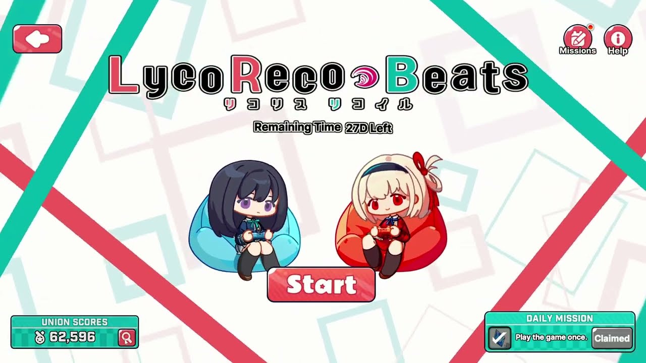 Lyco Reco Beats Minigame - Goddess of Victory NIKKE X Lie Cause Recoil collab