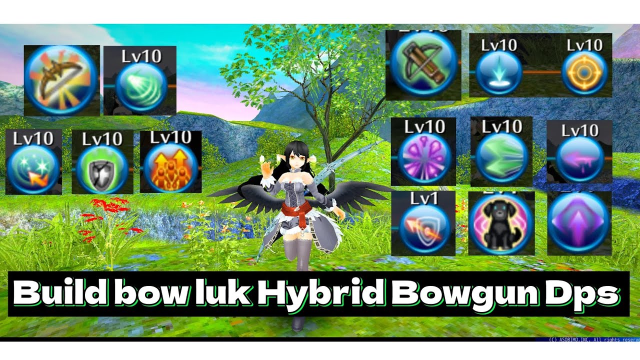 Build bow luk - Hybrid bowgun dps - Toram online