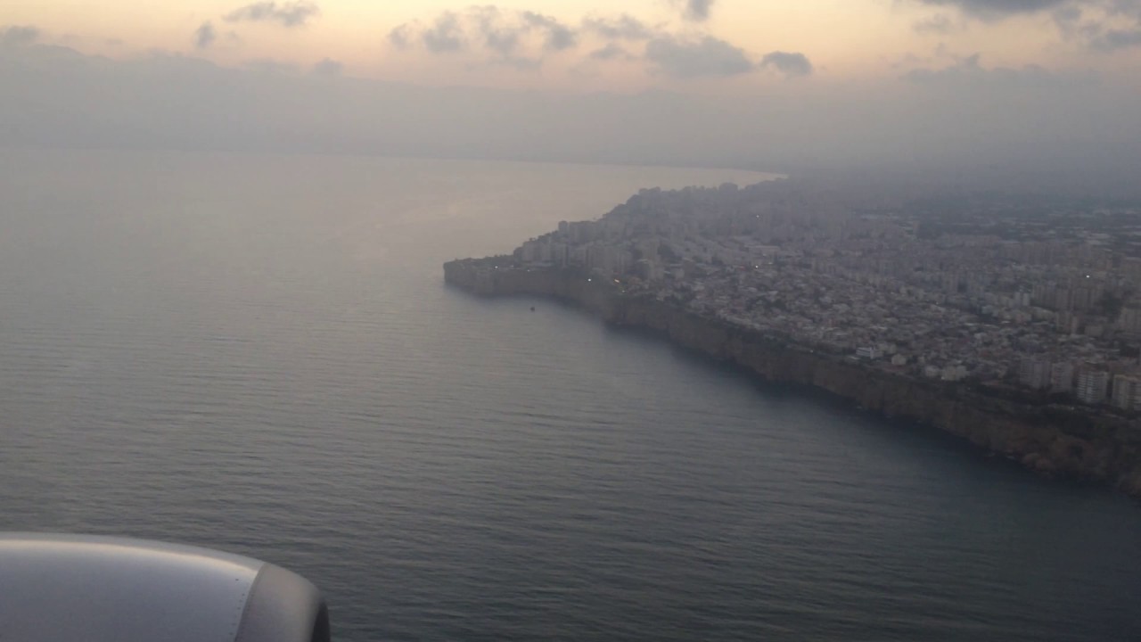 Antalya (AYT) Landing || Lądowanie samolotu || Pegasus