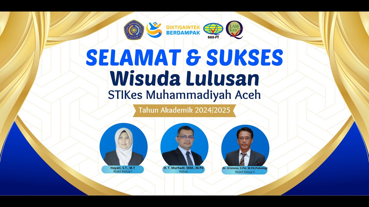Wisuda Lulusan STIKES Muhammadiyah Aceh Tahun 2024/2025