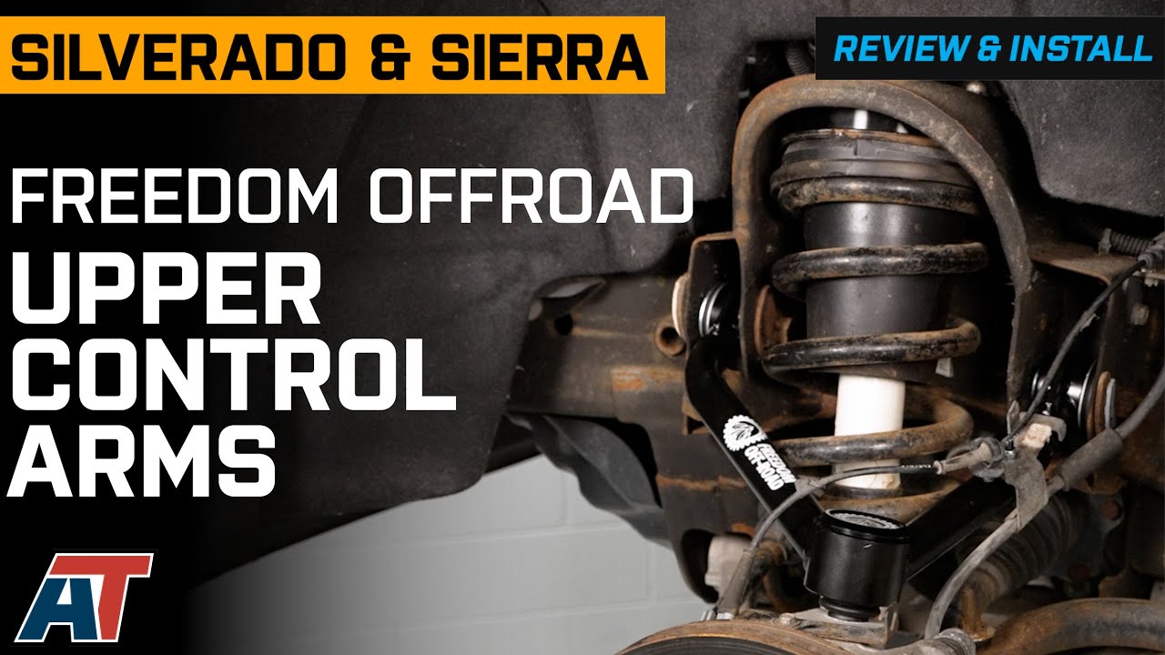 2014-2018 Silverado 1500 Freedom Offroad Front Upper Control Arms Review & Install