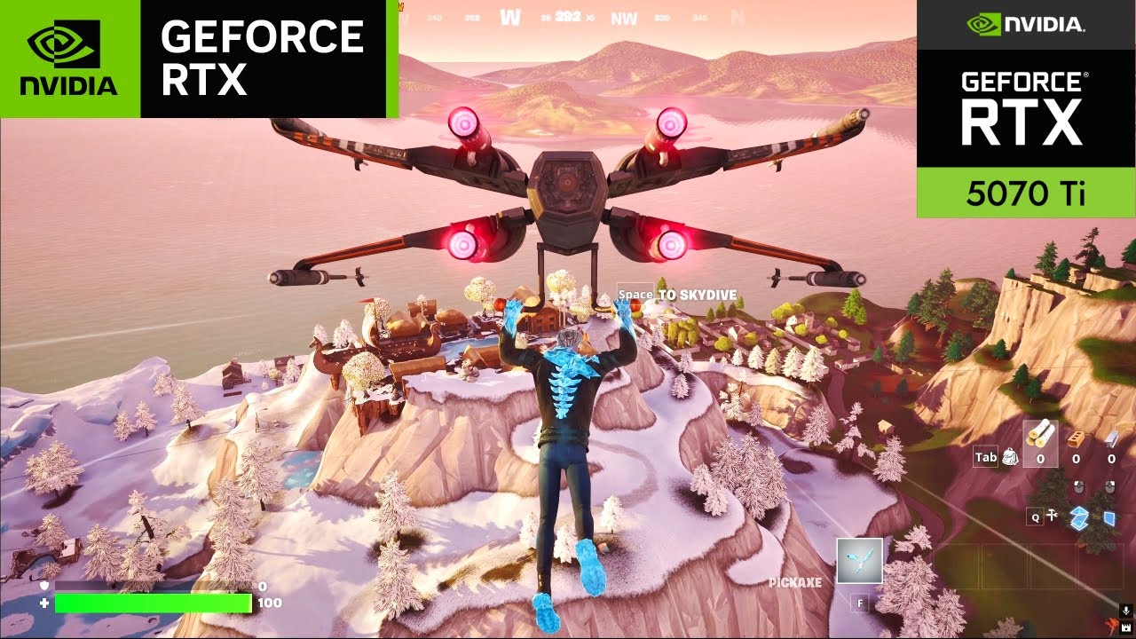 Fortnite OG Season 7 RTX 5070 Ti Gameplay (1440p Epic Settings,RTX ON, DLSS ON)