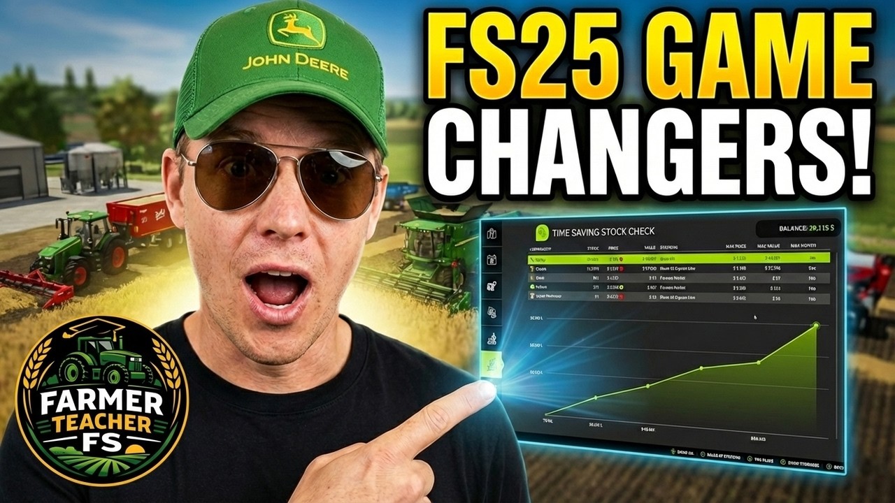 5 модов для управления фермой, которые необходимы каждому игроку FS25!