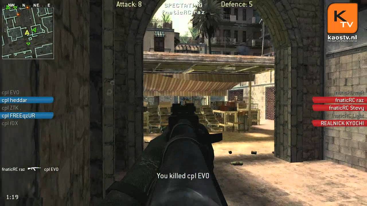 Fnatic vs Cpl - CyberGamer COD4 Promod