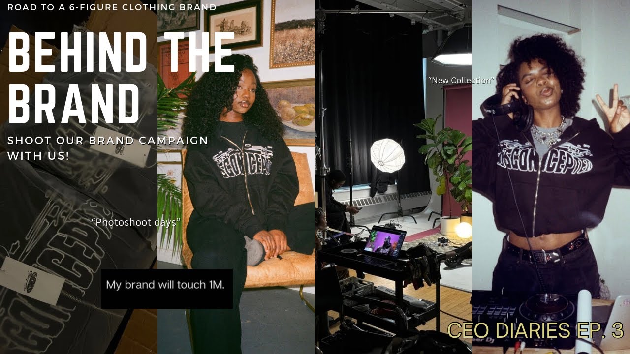 A Week in the Life of a Clothing Brand Owner| Behind the Scenes of a Brand Campaign, Photoshoot Vlog
