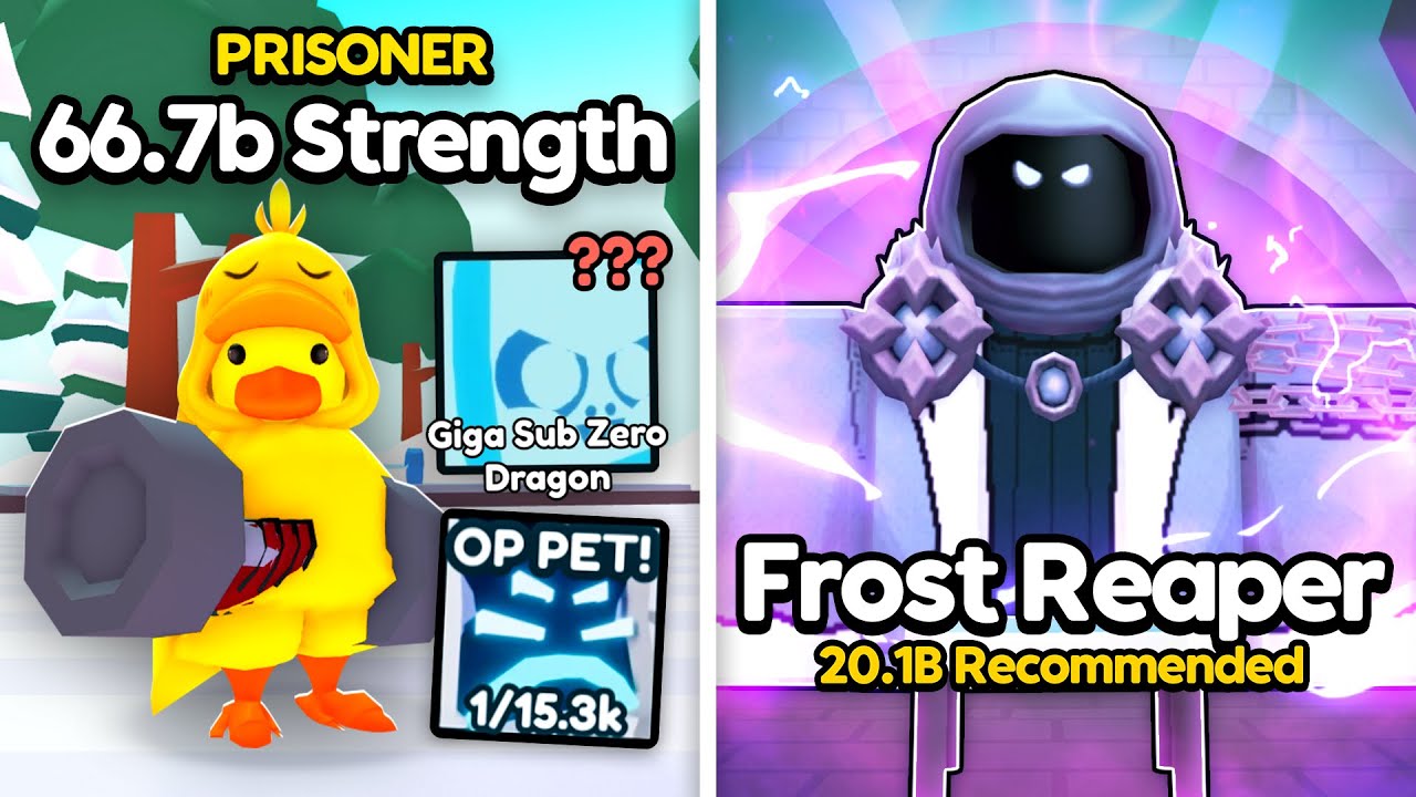 I Defeated STRONGEST Giga Boss to Get NEW OP Frost Pets in Arm Wrestle Simulator!