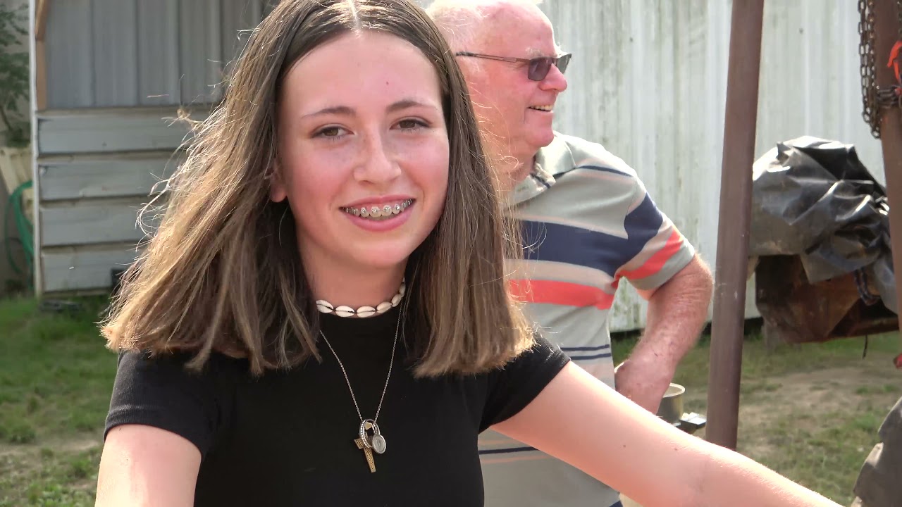 Charline fête ses 14 ans à Gatey, Balaiseaux, 2021