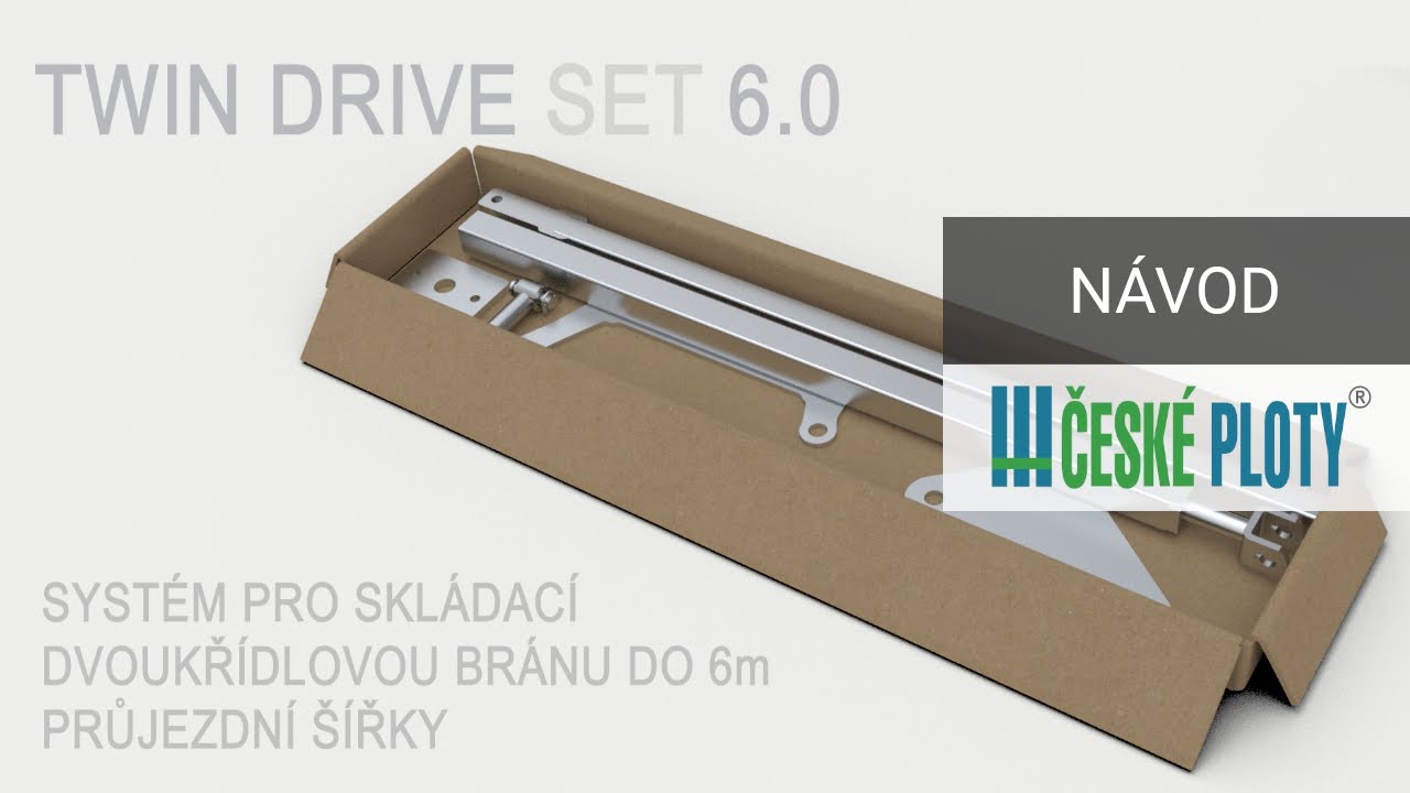 CAIS TWIN DRIVE 6.0 a 3.0 - návod k montáži