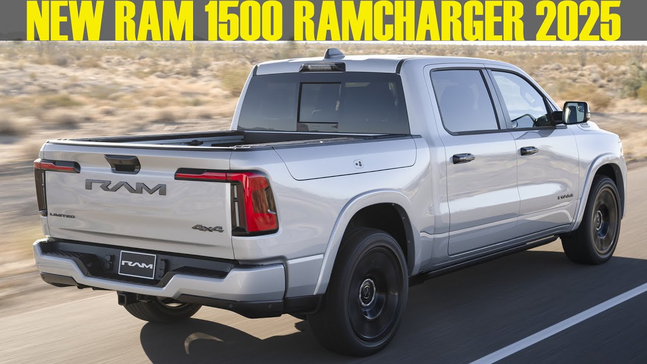 2024 Новый RAM 1500 Ramcharger - Электрический грузовик мощностью 663 л.с!