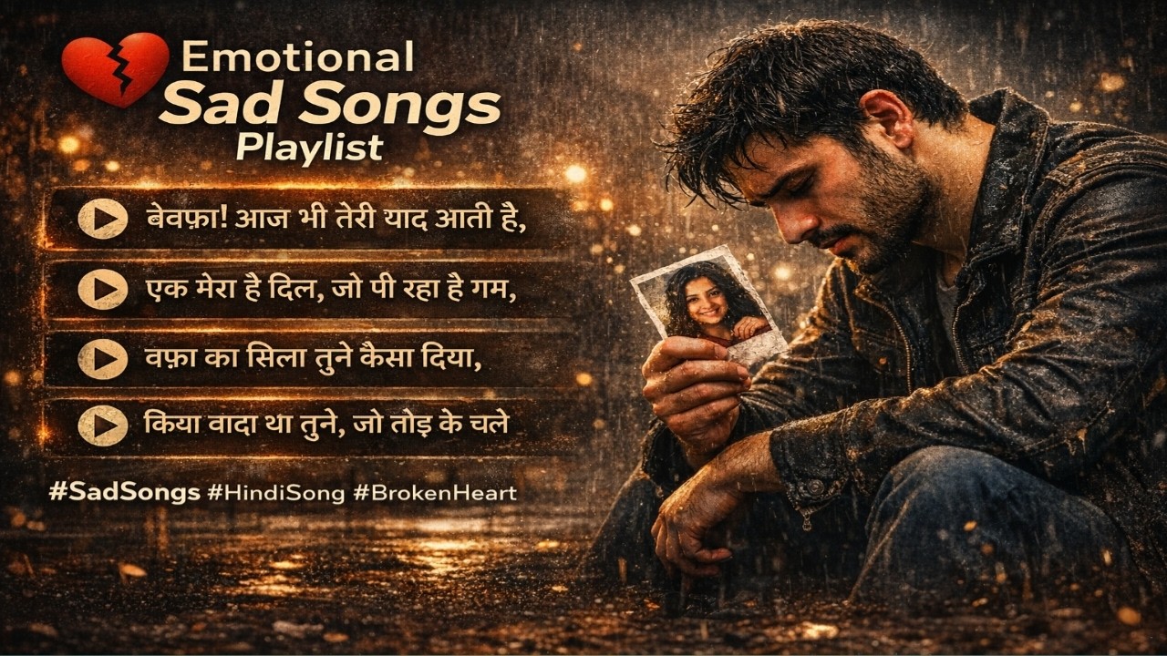 💔 Emotional Sad Songs | दर्द भरे गाने | Heart Touching Hindi Breakup Songs | Bewafa Songs