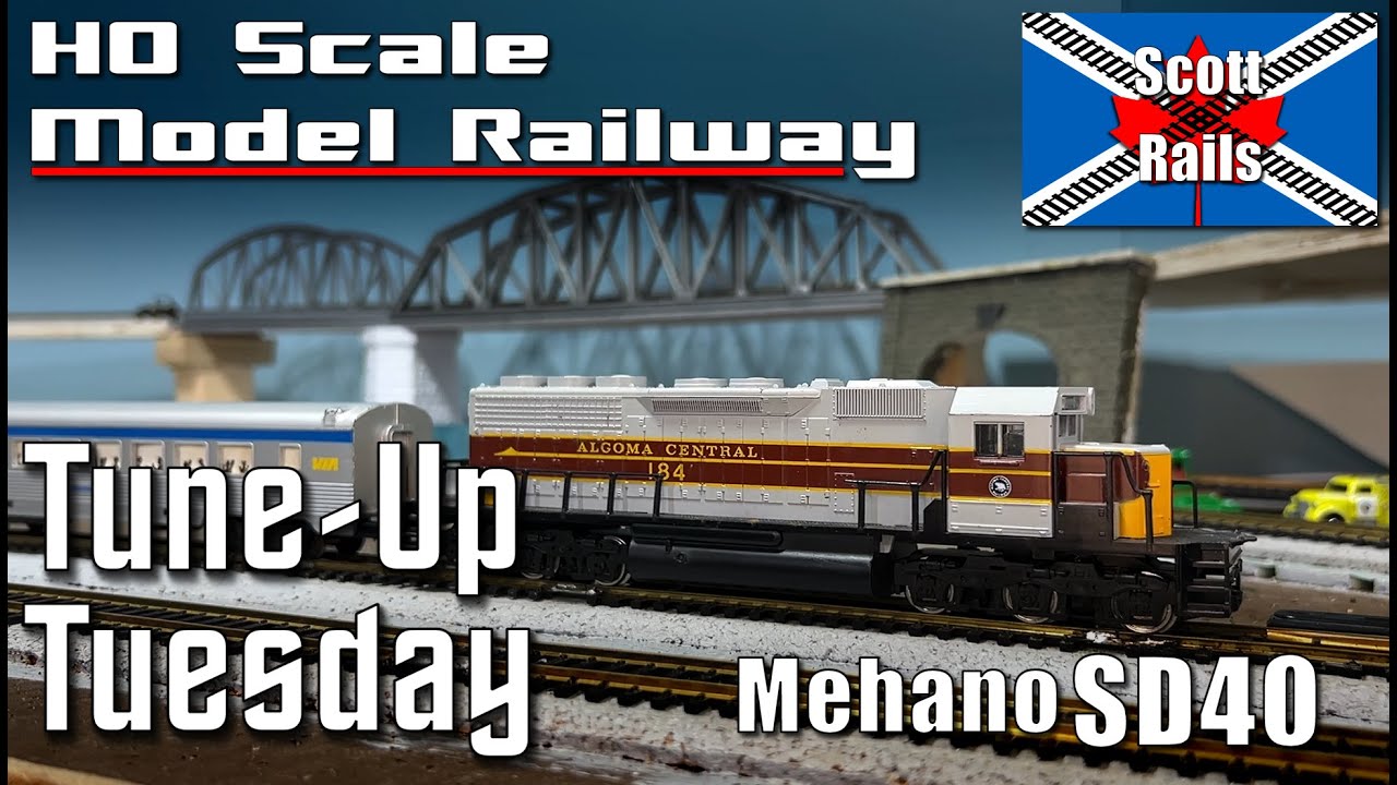 Tune Up Tuesday - Mehano Algoma Central SD40 - Clean And Lube
