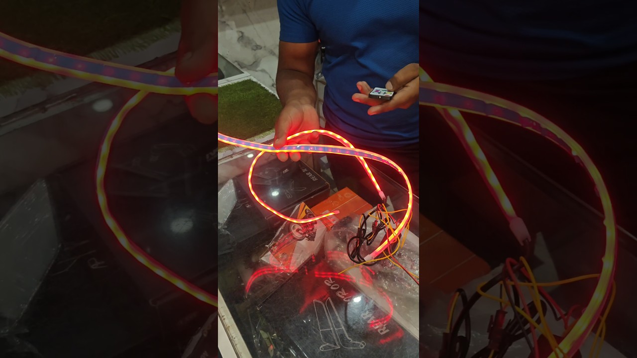 splendor wheel drl light 💥 with remote control multi colour ♥️ 