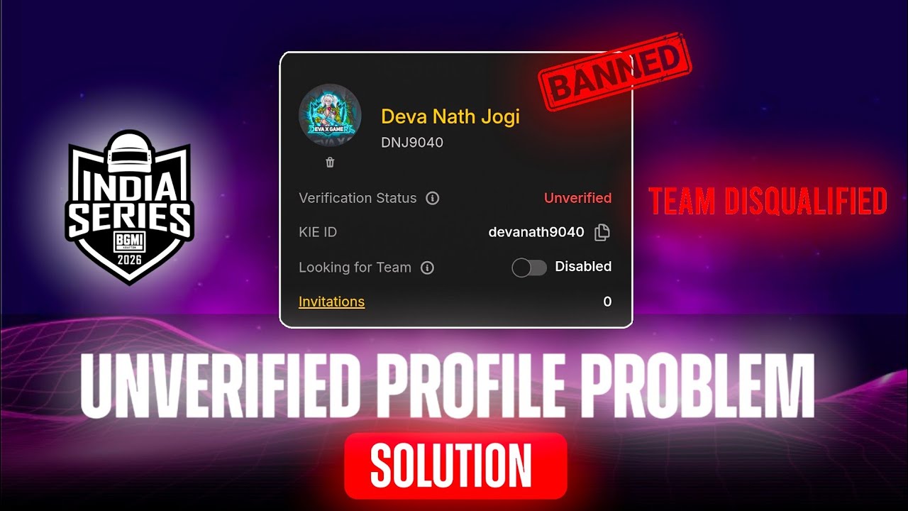 BGIS 2026 Registration Unverified Profile Problem | BGIS 2026 Unverified Status Problem Solution 