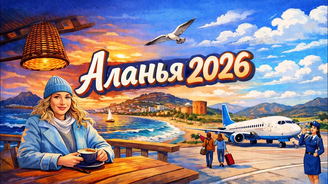 Аланья Турция Январь 2026